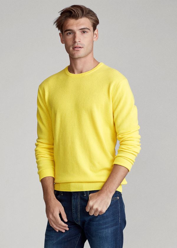 Polo Ralph Lauren Washable Cashmere Striktrøje Herre Danmark (ZNTJI4027)